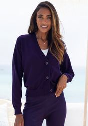 LASCANA Strickjacke in kurzer Form, Loungewear günstig online kaufen
