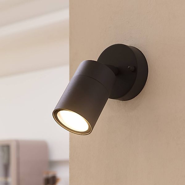 Prios Außenwandstrahler Tulimar, Höhe 15 cm, beweglich, Alu günstig online kaufen