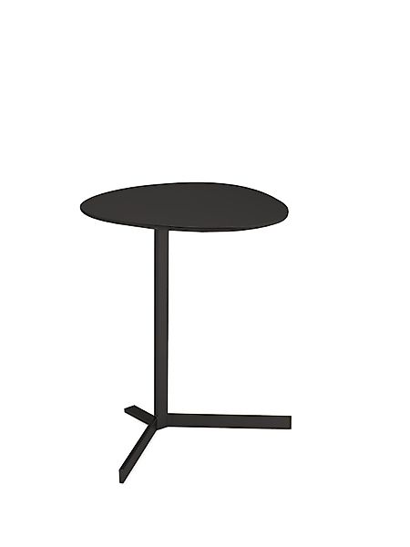 Birdy Kiesel Beistelltisch oval mokka H: 53cm günstig online kaufen