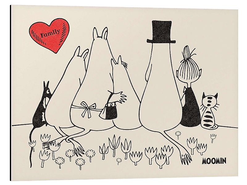 Posterlounge Poster Moomin, Moomin Family, Kinderzimmer günstig online kaufen