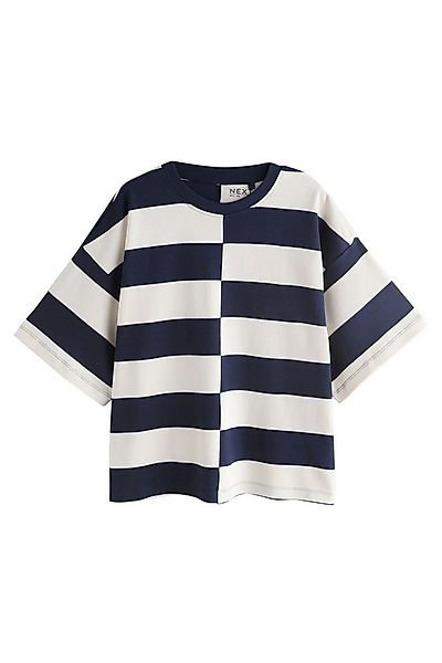 Next T-Shirt Kastiges Relaxed Fit Oversized-T-Shirt, Baumwolle (1-tlg) günstig online kaufen
