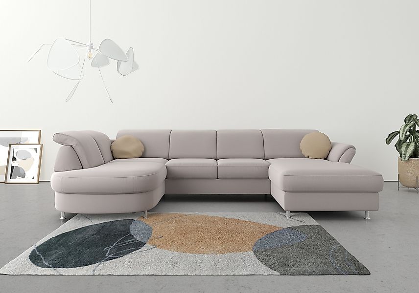 sit&more Wohnlandschaft Apulia U-Form, wahlweise Bettfunktion, günstig online kaufen