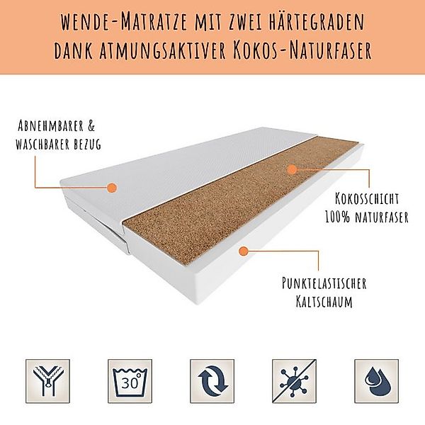 Kids Collective Kinderbett Autobett Jugendbett 70x140 und 80x160 cm Polizei günstig online kaufen
