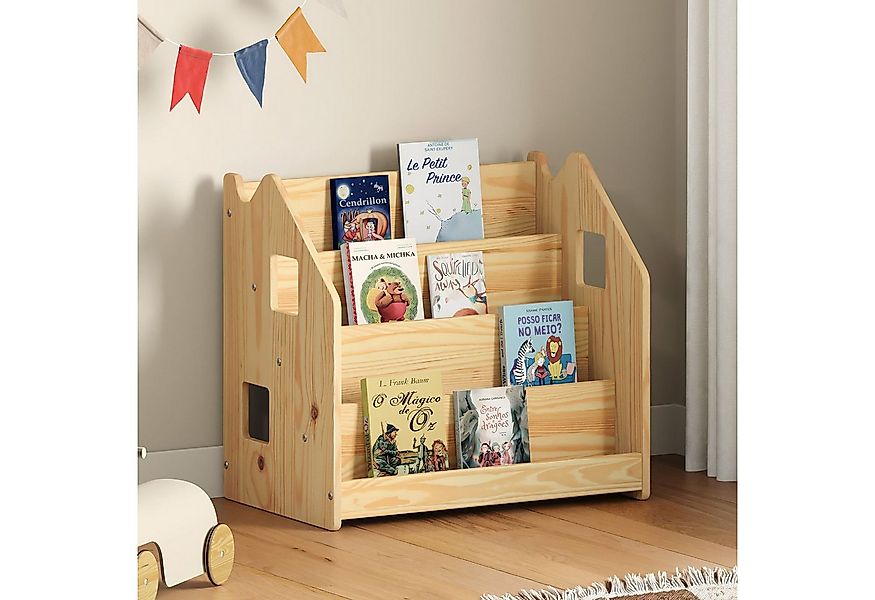 IDIMEX Kinderregal BRUNO, Bücherregal Montessori Kinderregal Kinderzimmer R günstig online kaufen