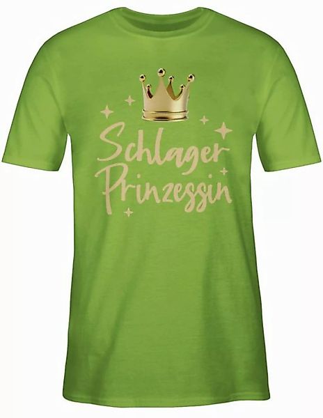 Shirtracer T-Shirt Schlager Prinzessin I Schlagerparty Konzert Volksmusik S günstig online kaufen