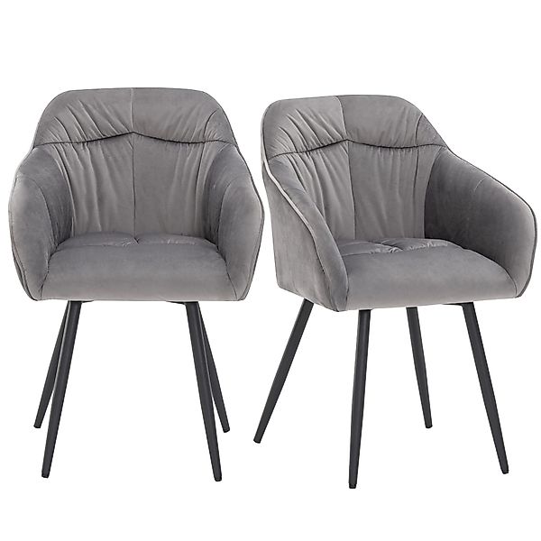 OKWISH Esszimmerstuhl Polsterstuhl (Polsterstuhl mit Metallbeine günstig online kaufen
