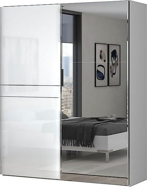 Places of Style Schwebetürenschrank "Piano, mit Einlegeböden und Kleidersta günstig online kaufen
