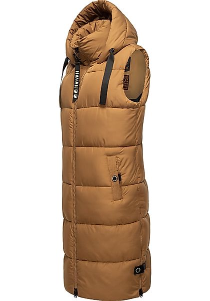 Navahoo Steppweste "Schnuffelchen", 1 Stk. warme Damen Outdoor-Weste lang m günstig online kaufen