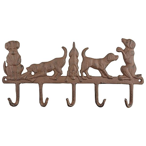 Linoows Hakenleiste Hakenleiste Garderobenleiste Wandhaken Hunde, günstig online kaufen
