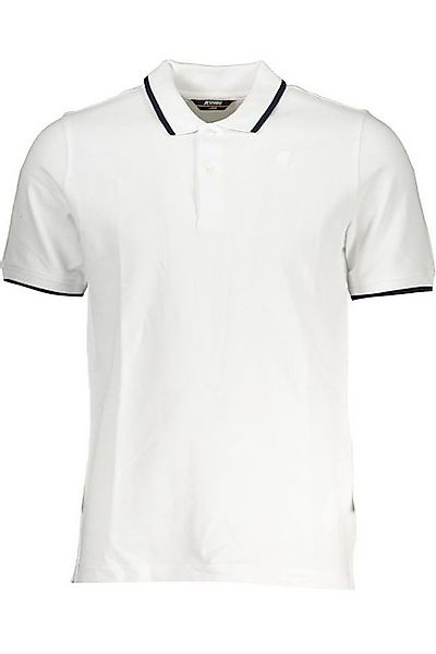 K-Way Poloshirt Elegantes weißes Herren Poloshirt: Kontrastdetails günstig online kaufen