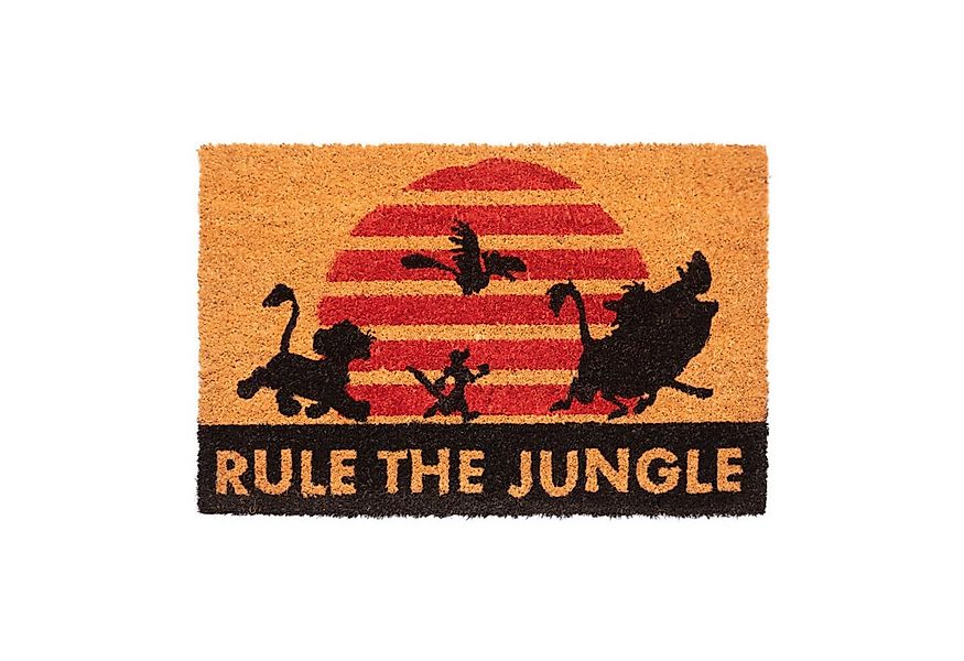 Fußmatte Fußmatte Kokos - Türmatte Kokos - König der Löwen - Rule the Jungl günstig online kaufen