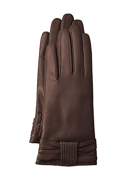 GRETCHEN Lederhandschuhe "Bow Gloves", mit kuscheligem Kaschmir-Futter günstig online kaufen