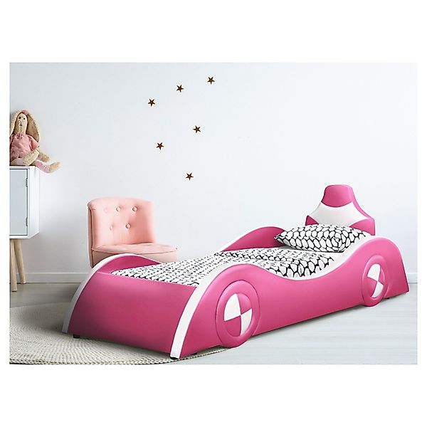 HTI-Living Kinderbett Autobett Pink/Weiß (Stück, 1-tlg., günstig online kaufen
