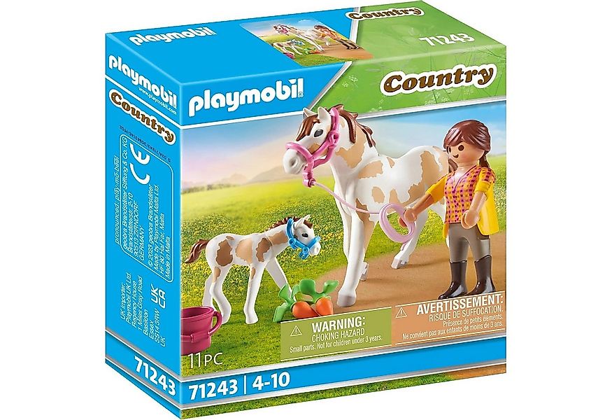 Playmobil® Country 71243 - Pferd mit Fohlen - Figuren Spiel-Set Reiterhof Z günstig online kaufen