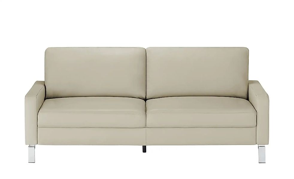 Max Schelling Ledersofa mit Winkelfüßen Maximum ¦ creme ¦ Maße (cm): B: 204 günstig online kaufen