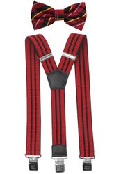 Fabio Farini Hosenträger mit passender Fliege günstig online kaufen