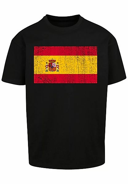 F4NT4STIC T-Shirt "Spain Spanien Flagge distressed", Print günstig online kaufen