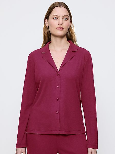 Triumph Pyjamaoberteil Mix & Match Button-Down-Kragen günstig online kaufen