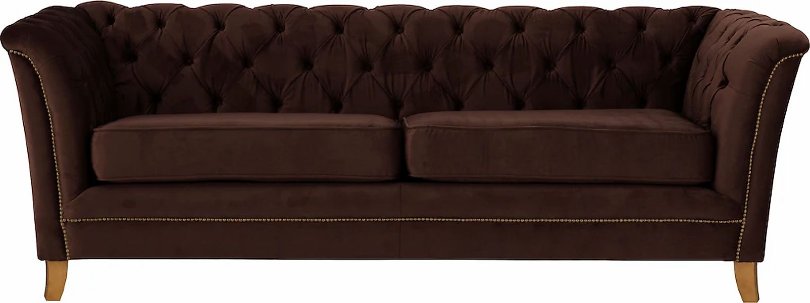 Home affaire 3-Sitzer »Newport« mit Knopfheftung im Rücken, Keder und feine günstig online kaufen