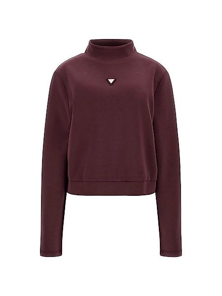Guess Strickpullover OLYMPE HIGH NECK SWEATSHIRT günstig online kaufen