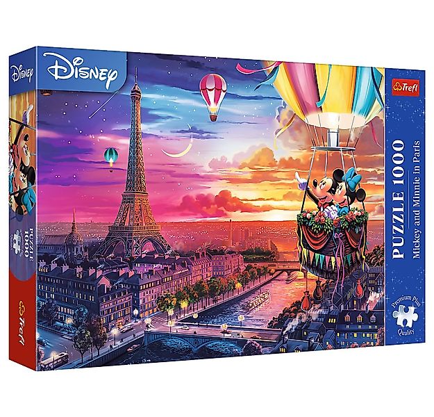 Trefl Puzzle Disney Mickey und Minnie in Paris, 1000 Teile Puzzle, 1000 Puz günstig online kaufen