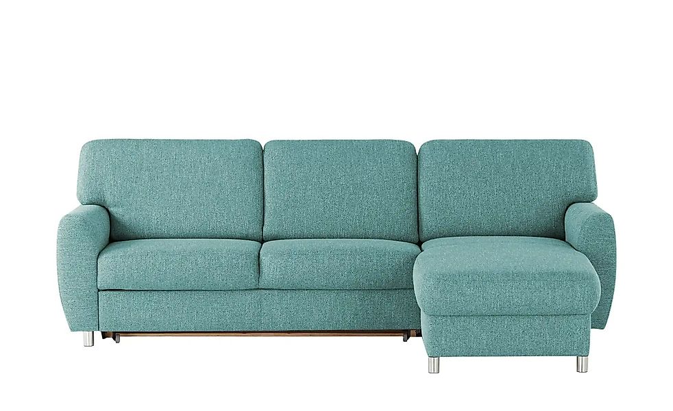 smart Ecksofa  Valencia ¦ türkis/petrol ¦ Maße (cm): B: 263 H: 90 T: 173.0 günstig online kaufen
