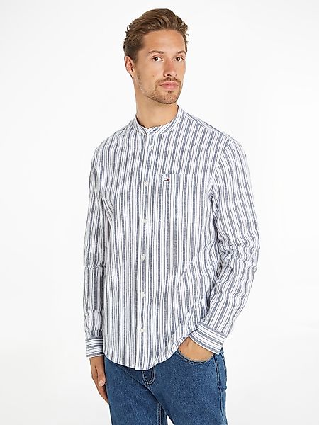 Tommy Jeans Langarmhemd TJM MAO STRIPE günstig online kaufen