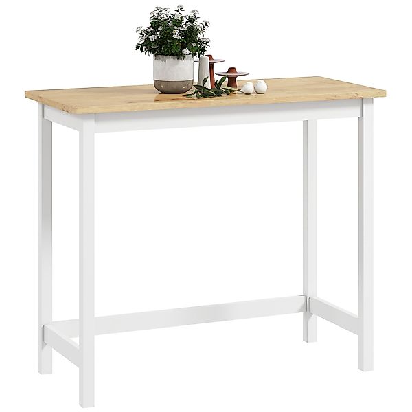 HOMCOM Bartisch Stehtisch mit Holzoptik (Küchentisch, günstig online kaufen