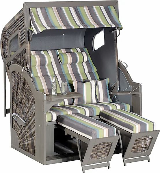 SunnySmart Strandkorb »Rustikal 405 Z Comfort XL« günstig online kaufen