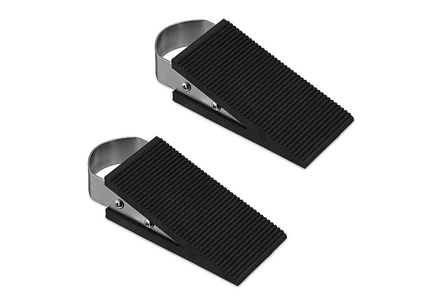 relaxdays Türstopper 2er Set Türkeil Gummi günstig online kaufen
