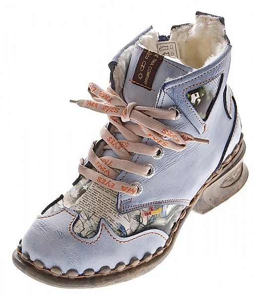 TMA Leder Stiefeletten Schuhe TMA 5171 Boots gefüttert Stiefelette Gefütter günstig online kaufen