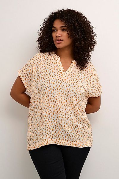 KAFFE Curve Kurzarmbluse Kurzarm-Bluse KCanny Große Größen günstig online kaufen