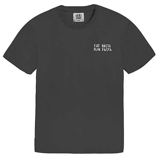 AqÜe Apparel Eat Pasta Kurzärmeliges T-shirt M Dark Grey günstig online kaufen