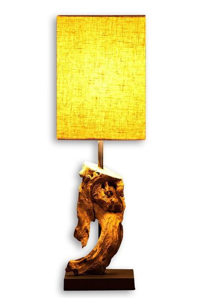 Levandeo® Nachttischlampe, Lampe Tischlampe aus Holz günstig online kaufen