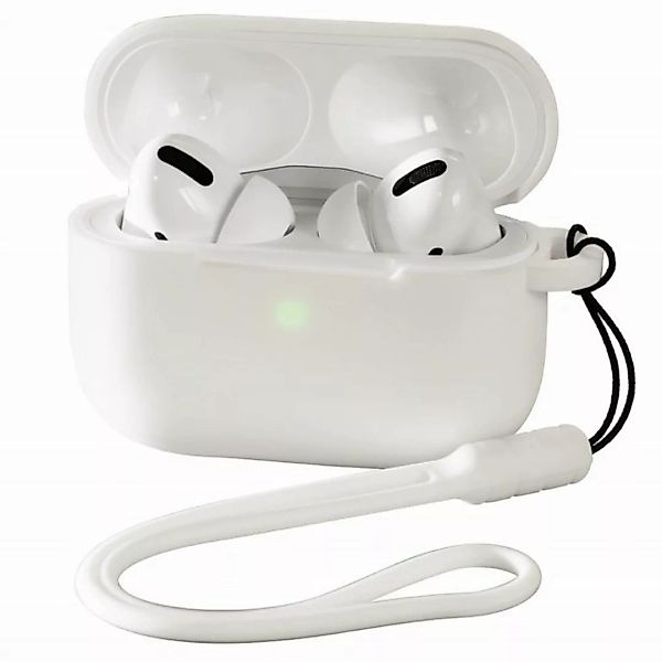 Hama Etui Silikon Skin Case Schutz-Hülle Weiß Headset (Trageband zur Sicher günstig online kaufen