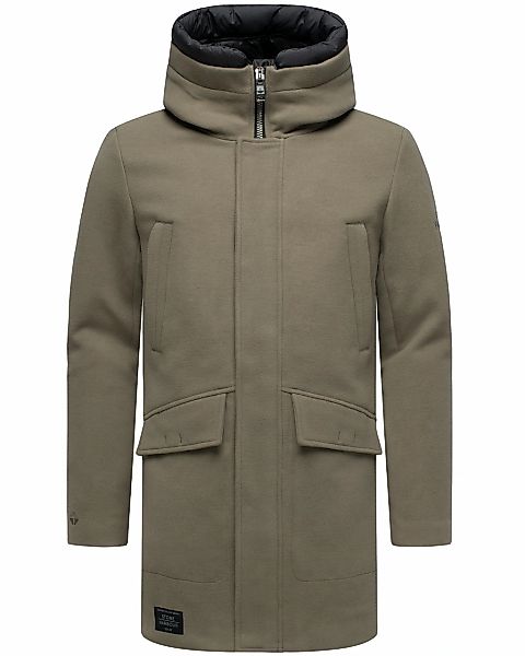 Stone Harbour Kurzmantel "Fenroos XX" Mantel in Wollmantel-Optik mit Patten günstig online kaufen