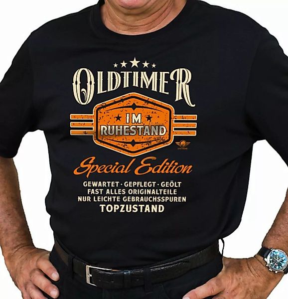 LOBO NEGRO® T-Shirt für Rentner zum Abschied in den Ruhestand - Oldtimer in günstig online kaufen