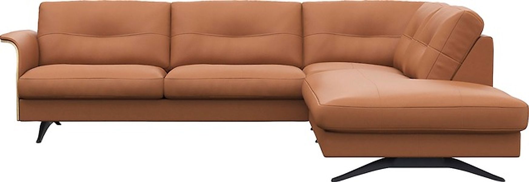 FLEXLUX Ecksofa »Glow bequem und komfortabel durch hochwertigen Sitzaufbau, günstig online kaufen