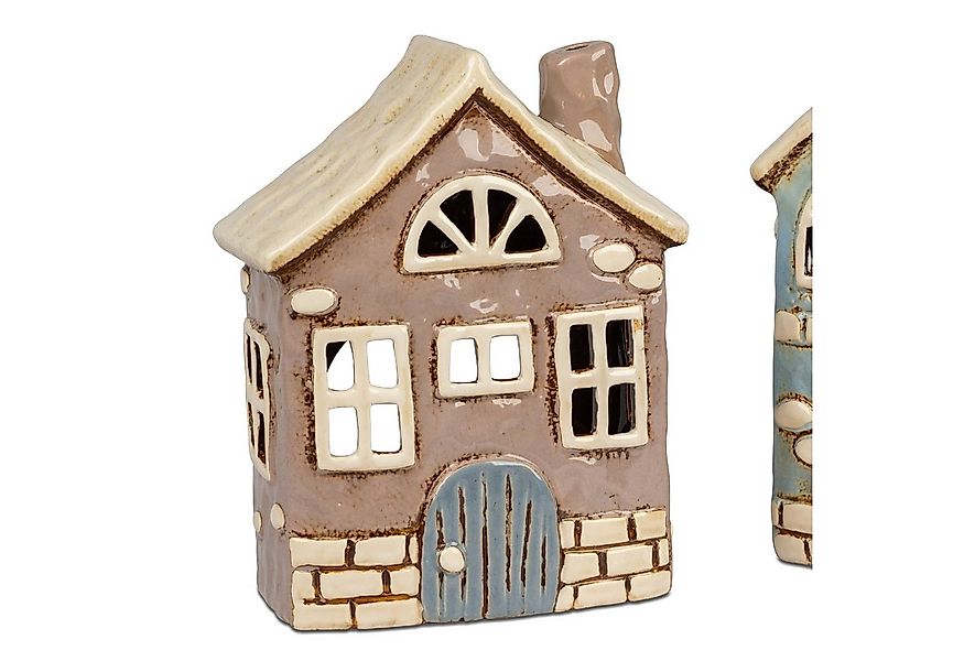 formano Teelichthalter, Farbe: Braun, Motiv: Haus günstig online kaufen