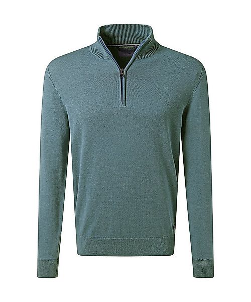 Pierre Cardin Strickpullover mit Troyer Kragen günstig online kaufen