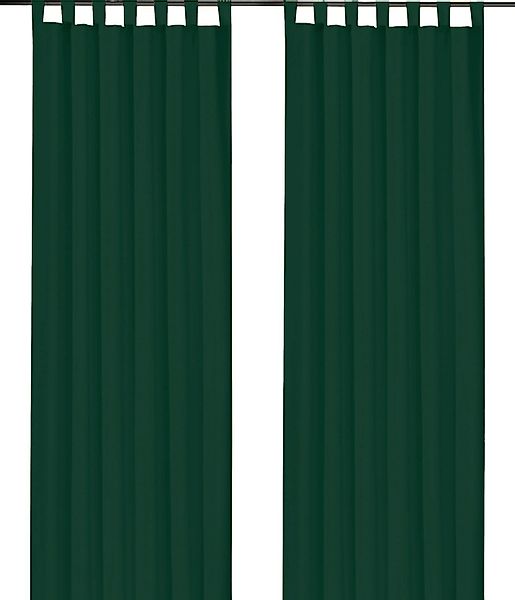 Weckbrodt Vorhang "Vito" Schlaufen 1 Stk. tlg. Microvelour, blickdicht, Uni günstig online kaufen