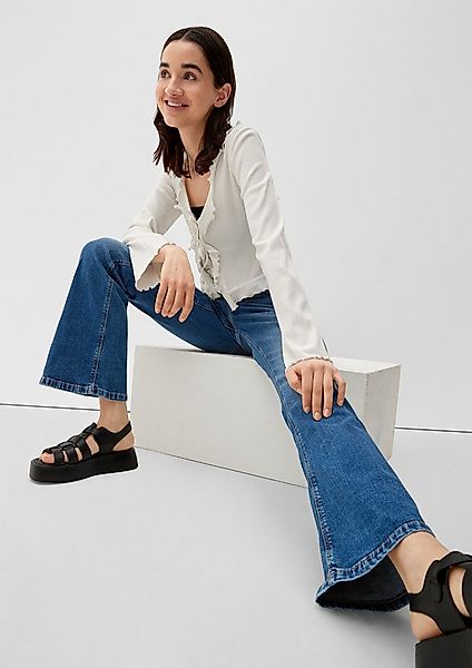 QS Bootcut-Jeans Jeans-Hose REENA Jeans Reena / Slim Fit / High Rise / Flar günstig online kaufen