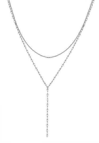 Hey Happiness Statementkette Vergoldete Y Layer Damen aus Edelstahl, Doppel günstig online kaufen