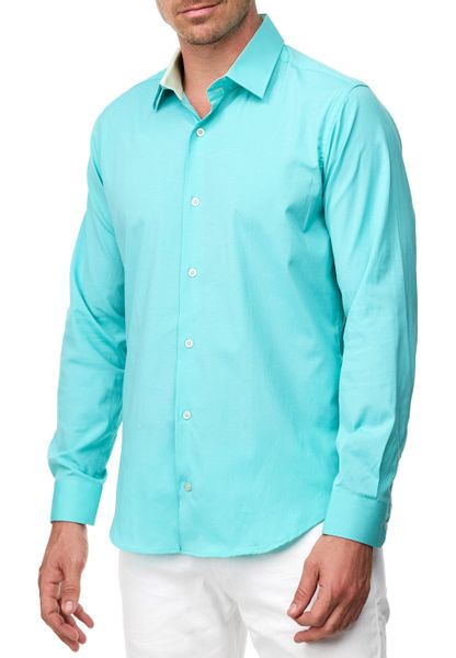 R-NEAL Businesshemd Pastellhemd Herren Slim Fit günstig online kaufen