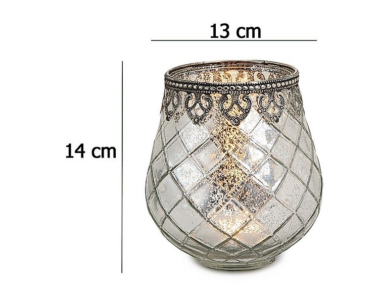 matches21 HOME & HOBBY Kerzenhalter Vintage Kerzengläser Set Outdoor Windli günstig online kaufen