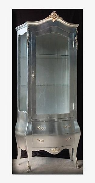 Casa Padrino Vitrine Barock Vitrine Silber günstig online kaufen
