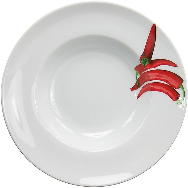 CreaTable Pastateller »Essteller Kräuter«, (Set, 4 St.), Teller Set für 4 P günstig online kaufen