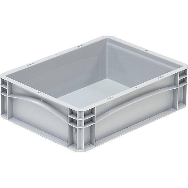 Eurobox-System Box Vollwand 40 cm x 30 cm x 12 cm Grau günstig online kaufen
