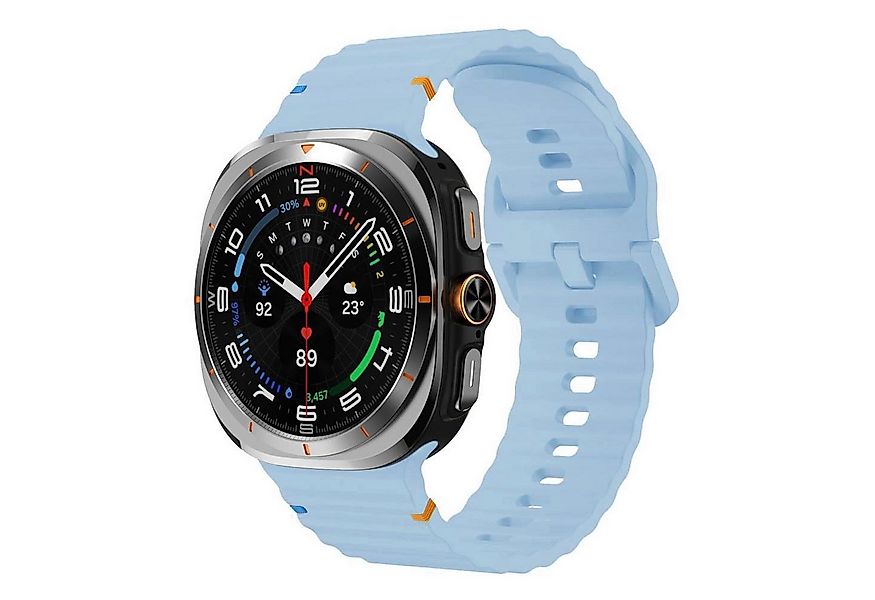 Wigento Smartwatch-Armband Für Samsung Galaxy Watch 8 / 8 Classic Silikon A günstig online kaufen