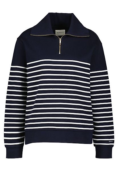 Gant Sweatshirt Damen Sweatshirt mit Reißverschluss günstig online kaufen
